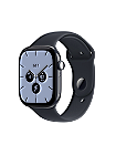 Apple Watch 12 Keramikgehäuse Nachtblau GPS + Cellular leasen, 42 mm oder 46 mm, Sportarmband Navyblau
