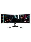 GIGABYTE AORUS CO49DQ 49 Zoll leasen, QD-OLED, 5120 x 1440 DQHD, 144 Hz, 0,03 ms, KVM, Curved - Farbe Schwarz