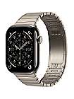 Apple Watch 11 GPS + Cellular leasen, 42 mm oder 46 mm Titan Natur, Gliederarmband Natur
