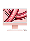 Apple iMac 24 M3 Chip leasen, 8-Core CPU 10-Core GPU, 512 GB SSD, Rosé MQRU3D/A