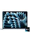 MacBook Air 15 mit M4 Chip leasen - mieten, 16 bis 32 GB RAM, 256 GB bis 2 TB SSD, Farbe Himmelblau