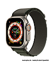 Apple Watch Ultra leasen, neues Design im Titangehäuse 49mm, Alpine Loop Grün