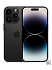 Apple iPhone 14 Pro, 128 GB leasen, Space Schwarz  MPXV3ZD/A