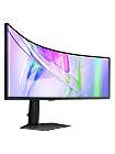Samsung ViewFinity S95UC S49C950UA 49 Zoll leasen, VA, 5120 x 1440 DQHD, 120 Hz, USB-C 90 W, KVM, RJ45 - Farbe Schwarz
