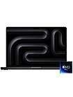 Apple MacBook Pro 16 M3 PRO leasen, 36/512 GB SSD, 12-Core CPU 18-Core GPU, Space Schwarz MRW23D/A, inkl. Konfigurator  