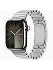 Apple Watch Series 9 GPS + Cellular leasen, 41 mm oder 45 mm Edelstahlgehäuse und Gliederarmband Silber