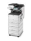 OKI MC853dnv Farblaserdrucker Scanner Kopierer Fax LAN A3 jetzt leasen