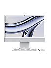 Apple iMac 24 M3 Chip leasen, 8-Core CPU 8-Core GPU, 256 GB SSD Silber, MQR93D/A 