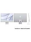 Apple iMac 24 8GB RAM 256 GB SSD Silber als Kauf Leasing, M1 Chip 8-Core CPU und 8-Core GPU, MGPC3D/A