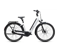 Cube Supreme RT Hybrid Comfort EX 600 - 28 Zoll 600Wh 5N Wave - metallicwhite´n´reflex bei uns leasen oder mieten statt teuer kaufen