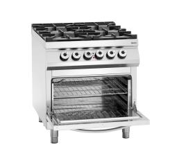 Bartscher 4 Flammen Gasherd, EBO 2/1GN bei uns leasen oder mieten