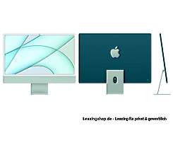 Apple iMac 24 mit 4,5K Display 512 GB Grün leasen, M1 Chip 8-Core CPU und 8-Core GPU, MGPJ3D/A