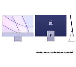Apple iMac 24 mit 4,5K Display 512 GB Violett leasen, M1 Chip 8-Core CPU und 8-Core GPU, Z131