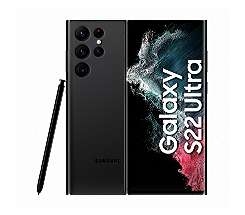 Samsung GALAXY S22 Ultra 5G Smartphone 256GB phantom black Android 12.0 S908B als Leasing