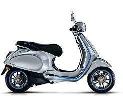 Vespa Elettrica Blau 45 km/h E-Roller leasen