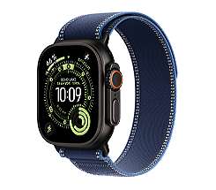 Apple Watch Ultra 3 Titan Schwarz leasen, mit Trail Loop Armband 