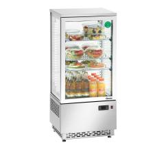 Bartscher Mini-Kühlvitrine 78L, Edelstahl bei uns leasen oder mieten