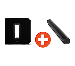 Sonos Arc Multiroom-Soundbar Bundle m. Sub Gen.3 Subwoofer schwarz Smart Speaker jetzt günstig leasen