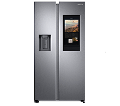 Samsung RS6HA8891SL/EG Side-by-Side mit Display leasen, Edelstahl Look