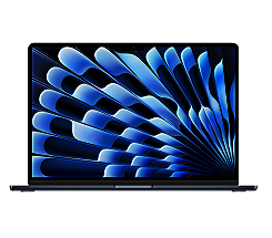 MacBook Air 15, Apple M2 Chip mit 8‑Core CPU und 10‑Core GPU, 512 GB bis 2 TB SSD leasen, Farbe Mitternacht