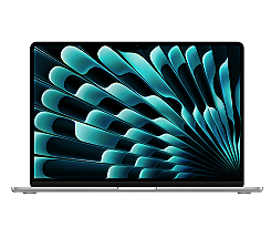 MacBook Air 15, Apple M2 Chip mit 8‑Core CPU und 10‑Core GPU, 512 GB bis 2 TB SSD leasen, Farbe Silber