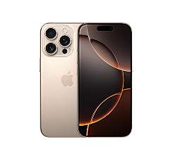 Apple iPhone 16 Pro, 512 GB leasen, Titan Wüstensand