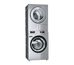 Miele Wasch-Trocken-Säule PDW 909 [EL DP DD], 9 kg, Ablaufpumpe, Edelstahl leasen oder mieten