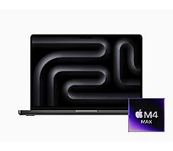Apple MacBook Pro 16 M4 Max Chip leasen, 36GB/1TB SSD, 14-Core CPU 32-Core GPU, Space Schwarz, MX303D/A