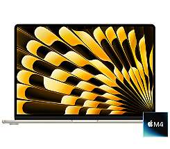 MacBook Air 13 mit M4 Chip leasen - mieten, 16 GB bis 32 GB RAM, 512 GB bis 2 TB SSD, Farbe Polarstern 