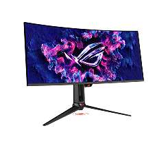ASUS ROG Swift OLED PG34WCDN 34 Zoll leasen, QD-OLED, 3440 x 1440 UWQHD, 360 Hz, 0,03 ms, USB-C 90 W - Farbe Schwarz