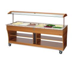 Bartscher Buffetwagen, warm, 6x 1/1 GN bei uns leasen oder mieten