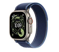 Apple Watch Ultra 3 Titan Natur leasen, mit Trail Loop Armband 