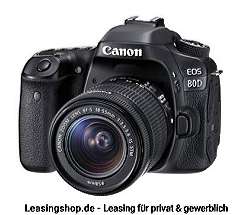 Canon EOS 80D Kit 18-55 IS STM, leasen