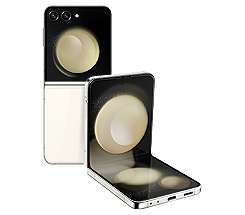 Samsung GALAXY Z Flip5 5G Smartphone cream 256GB Dual-SIM Android 13.0 F731B jetzt leasen