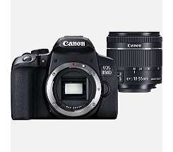 Canon EOS 850D SLR-Kamera-Set 24,1 MP CMOS 6000 x 4000 Pixel Schwarz jetzt leasen