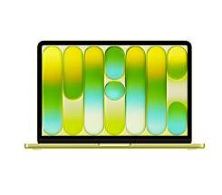 MacBook Neo 13 mit A18 Pro Chip leasen, 8 GB RAM, 256 GB SSD, 6-Core CPU, 5-Core GPU, Farbe Zitrone, MHFD4D/A