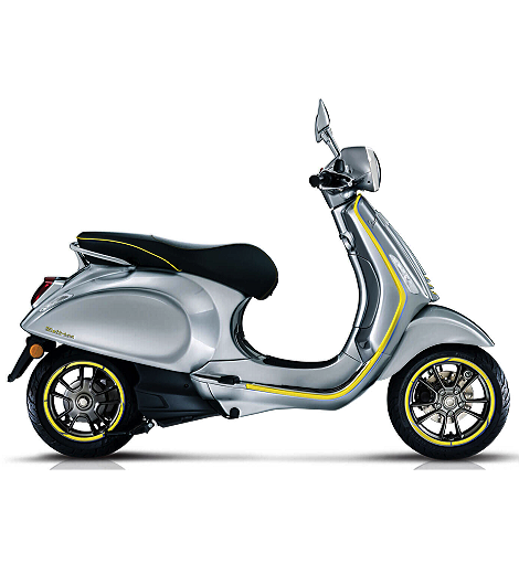 Vespa Elettrica Gelb 67 km/h E-Roller leasen