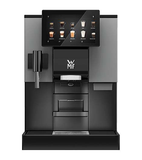 WMF Peak 50 mit Festwasseranschluss leasen, 1 Mühle, Pulverdosierer und Frischmilch Essential Foam