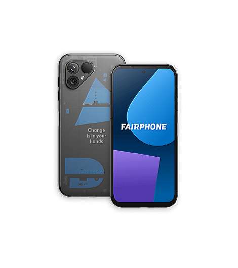 Fairphone 5 5G Dual-SIM 8GB/256GB transparent Android 14 Smartphone jetzt leasen