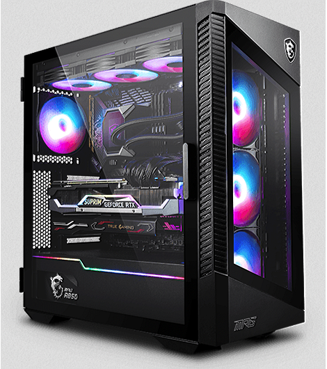 Gamer PC MSI MPG VELOX 100R Edition leasen, i9 Raptor Lake 24 Core, RTX4090, 32 GB RAM DDR5 6400, High-End Gamer PC