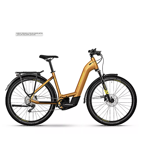 HAIBIKE TREKKING 8 750 WH DAMEN GELB 2023/2024 günstig leasen