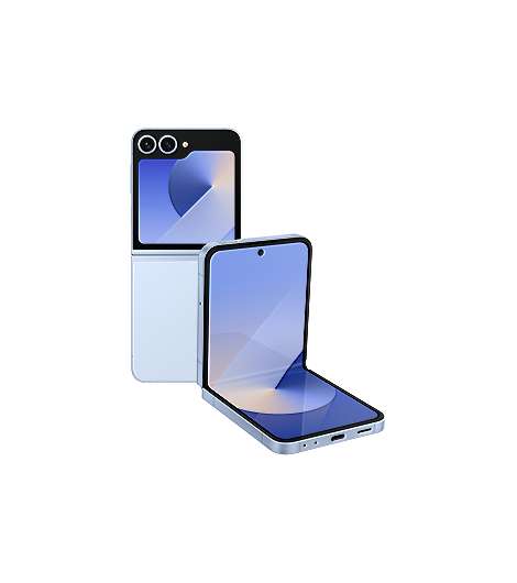 Samsung GALAXY Z Flip6 5G Smartphone blue 512GB Dual-SIM Android 14.0 F741B jetzt leasen