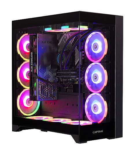 Captiva Highend Gaming R89-514 R7-9800X3D 64GB/2TB SSD RTX 5090 Win 11 bei uns leasen
