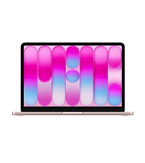 MacBook Neo 13 mit A18 Pro Chip leasen, 8 GB RAM, 512 GB SSD, 6-Core CPU, 5-Core GPU, Farbe Rosa, MHFJ4D/A