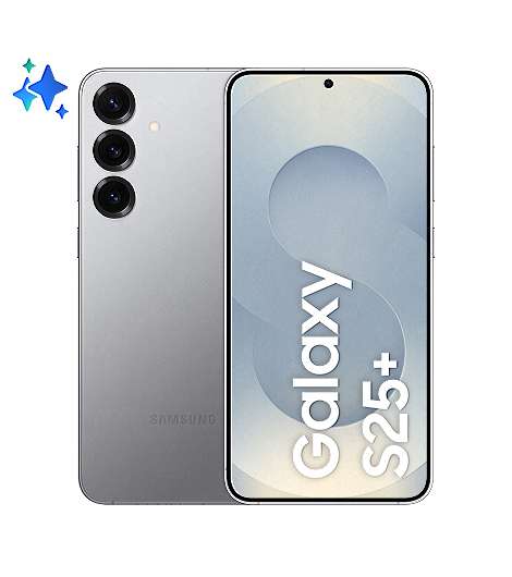 Samsung GALAXY S25+ 5G S936B DS 512GB Silver Shadow Android 15.0 Smartphone bei uns leasen