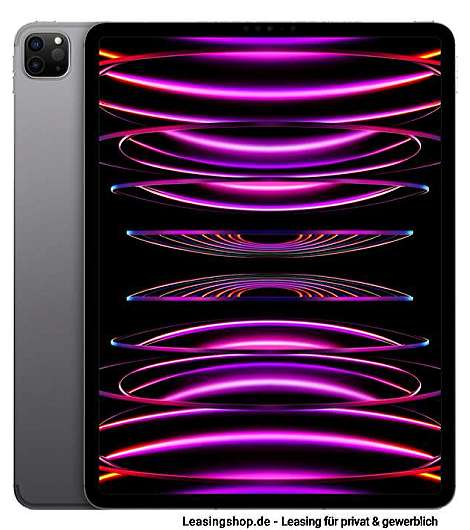 Apple iPad Pro 12,9 M2 leasen, aktuelles Modell 2024 in Space Grau, Cellular + WiFi, 512 GB,MP223FD/A  