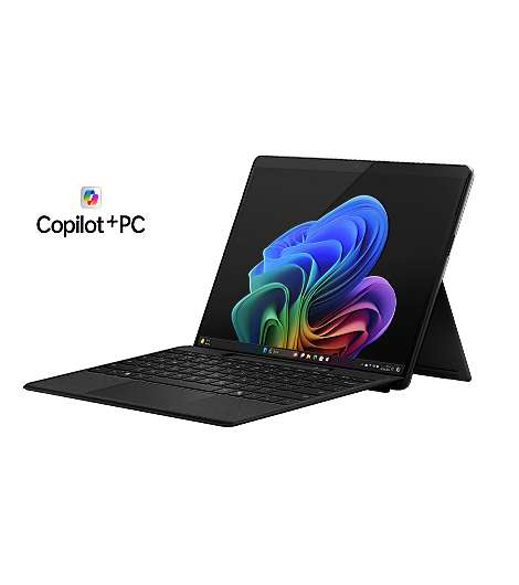 Microsoft Surface Pro 13 Zoll, 11. Edition Copilot+ PC Business leasen - mieten, Snapdragon X Plus 16GB/512GB SSD LCD Display, Farbe Schwarz