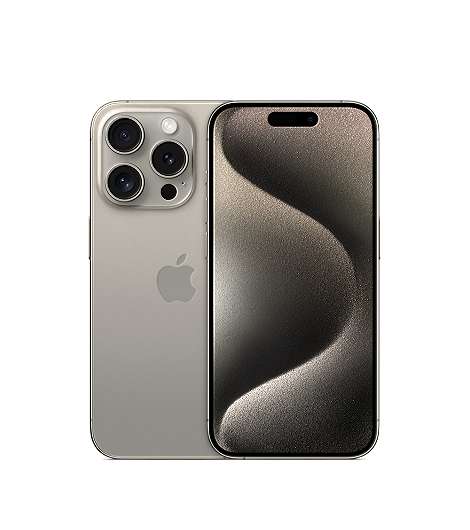 Apple iPhone 15 Pro, 512 GB leasen, Titan Natur  MTV93ZD/A
