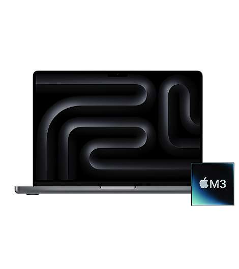 Apple MacBook Pro 14, M3 Chip leasen, 1TB SSD, 8-Core CPU 10-Core GPU, Space Grau MTL83D/A, inkl. Konfigurator