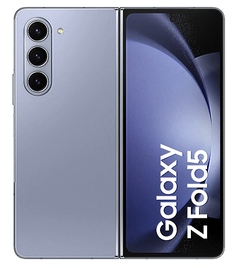 Samsung GALAXY Z Fold5 5G Smartphone icy blue 256GB Dual-SIM Android 13.0 F946B jetzt leasen